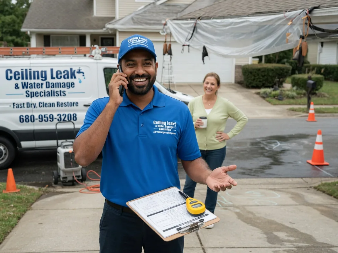 Ceiling Leak Cleanup Hightstown, NJ FAQs